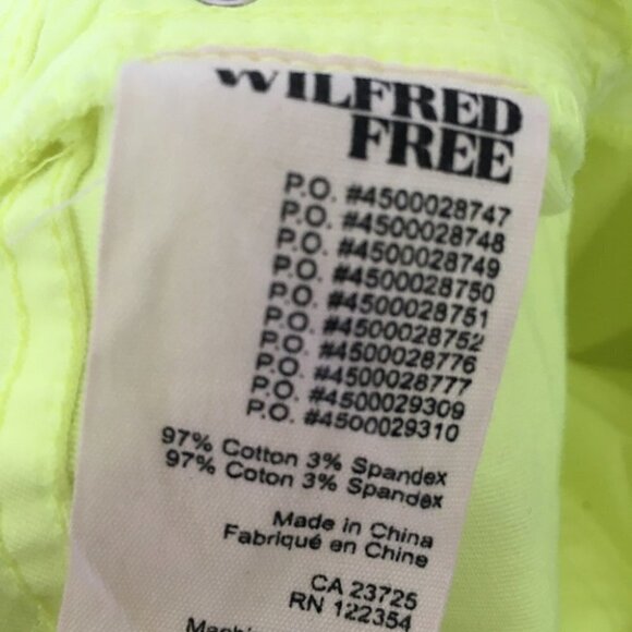 Aritiza Wilfred Free  Neon Pants NWT - Picture 9 of 9